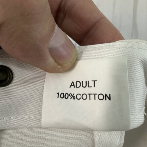 Vintage Goofy's Hat Co White Hat Mickey Mouse Disney Adult Adjustable Band - Picture 6 of 10